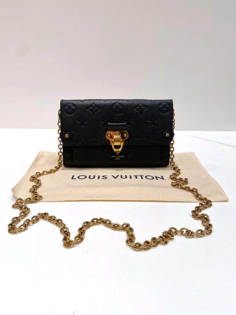 Louis Vuitton Vavin Wallet On Chain - Noir