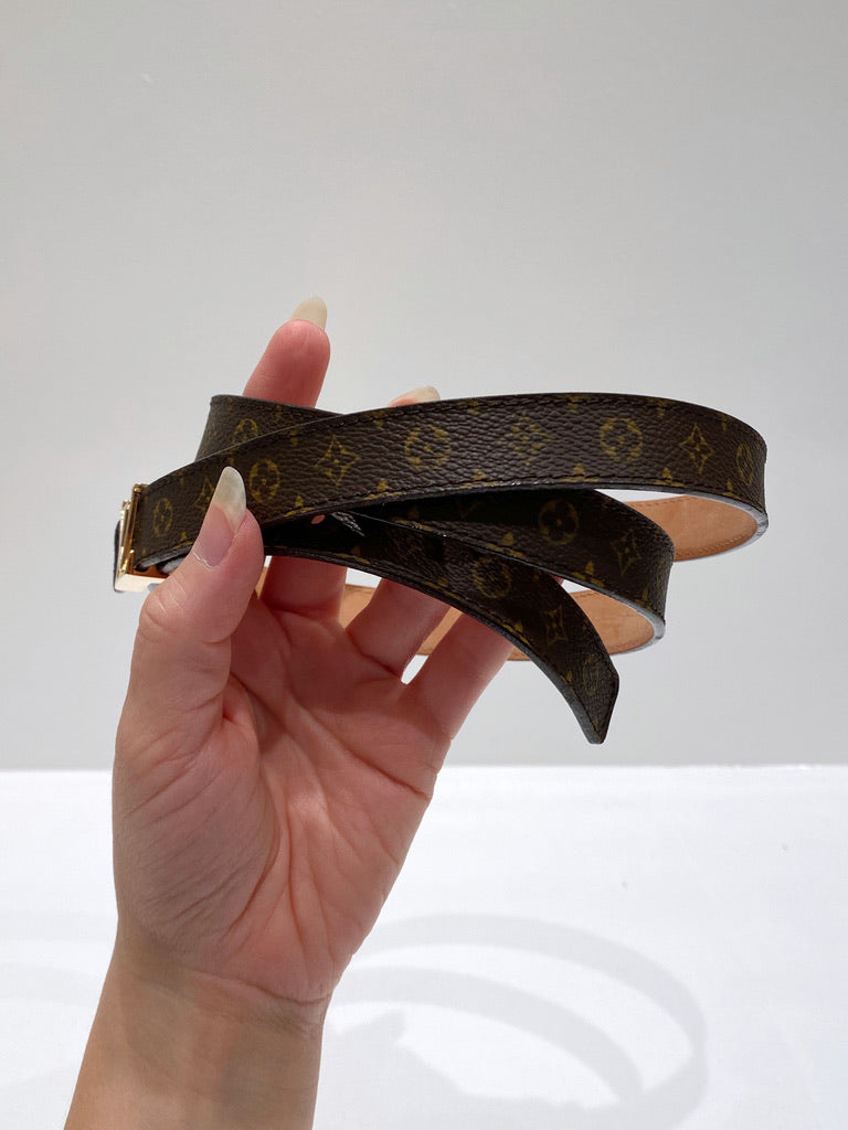 Louis Vuitton Smalt Bælte - Str 90