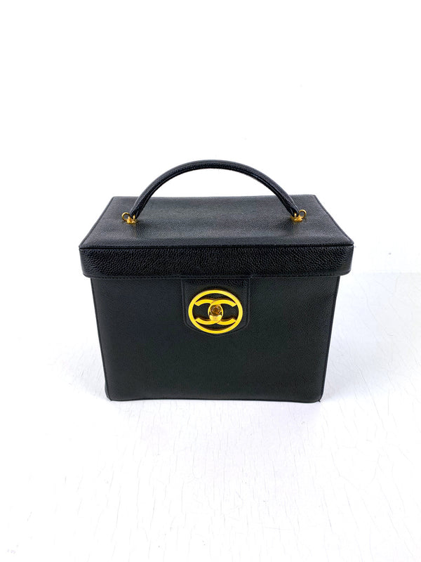 Chanel Large Caviar Vanity Case - Vintage (Fra 1994-1996)