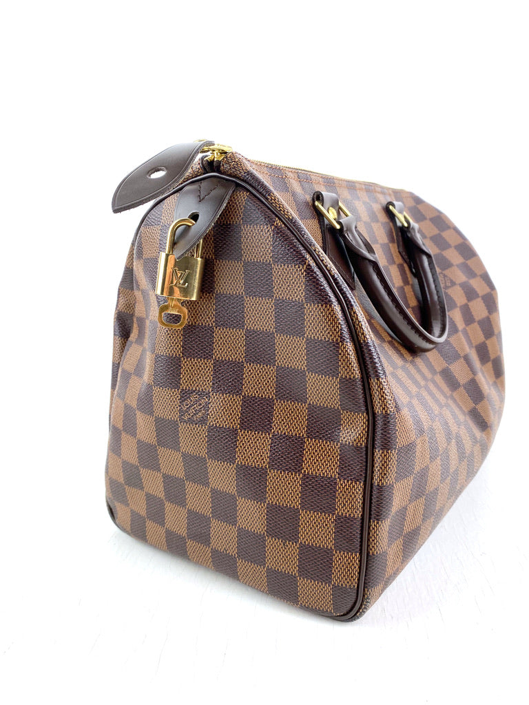 Louis Vuitton - Speedy Taske 30 Damier Ebene - (Nypris 10.500 kr)