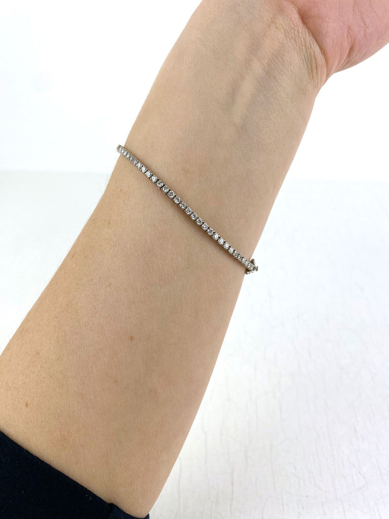 Hartmann´s Tennis Armbånd - Bemærk Armbåndet Opbevares Eksternt!!! (Anslået forsikringsværdi 105.000 kr)