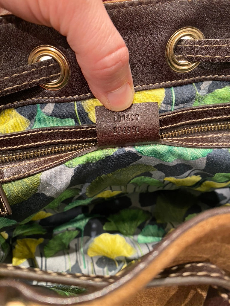 Gucci Håndtaske  i Ruskind