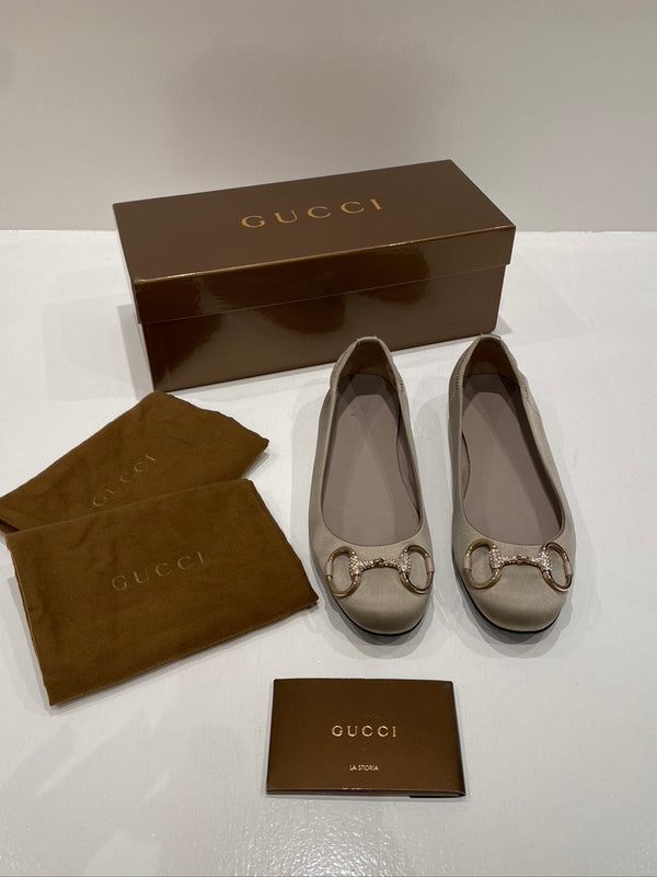 Gucci Ballerina Sko - Passer ca Str 37. (Str 36,5 Store i størrelsen)