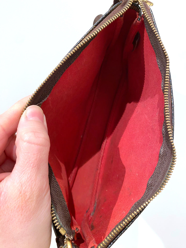 Louis Vuitton Pochette Taske Damier Ebene