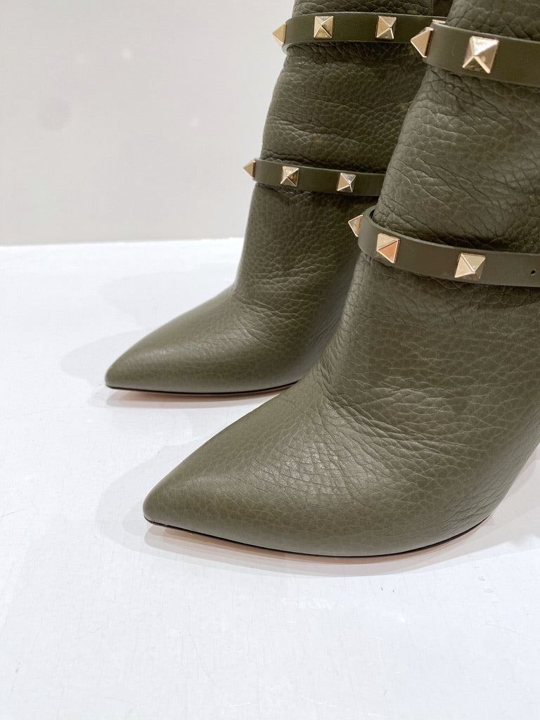 Valentino Ankle Boots/Støvler - Str 38,5 - (Nypris ca 8.500 kr)