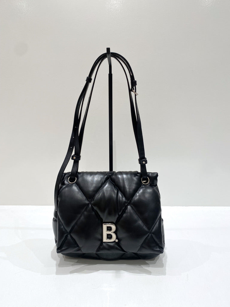 Balenciaga Padded Bag - Sort/ Handbag Touch Puffy Leather