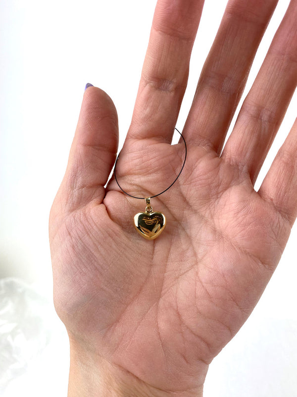 Vibholm 14 Karat Guldhjerte Vedhæng