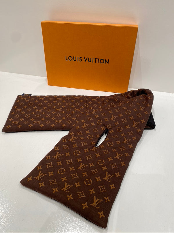 Louis Vuitton Tørklæde/ Vendbart Sort Eller Mogogram