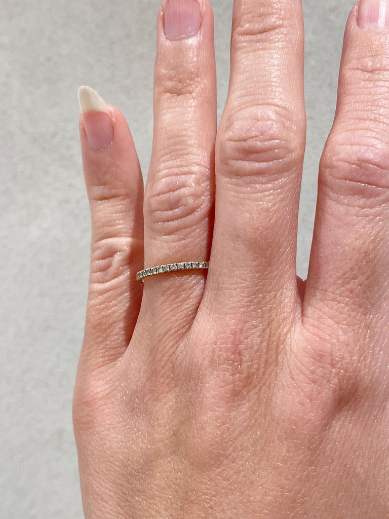 Georg Jensen Aurora Ring - Guld Med Diamanter - Str 53 - (Nypris 17.500 kr)