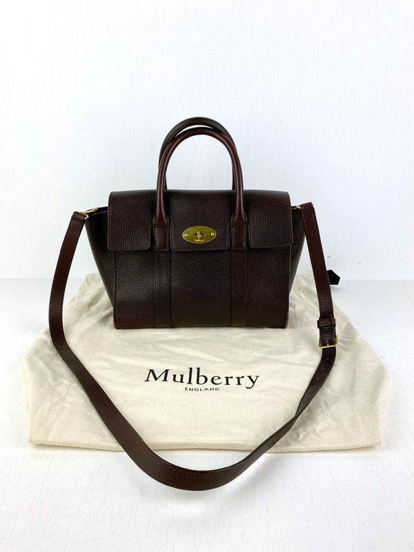 Mulberry Small Bayswater - Bordeauxfarvet