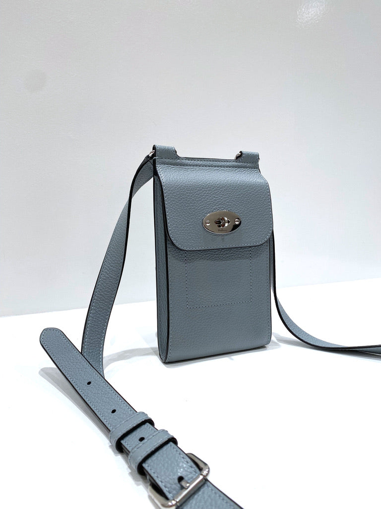 Mulberry Mini Antony Taske - Lyseblå - (Nypris ca 3.900 kr)