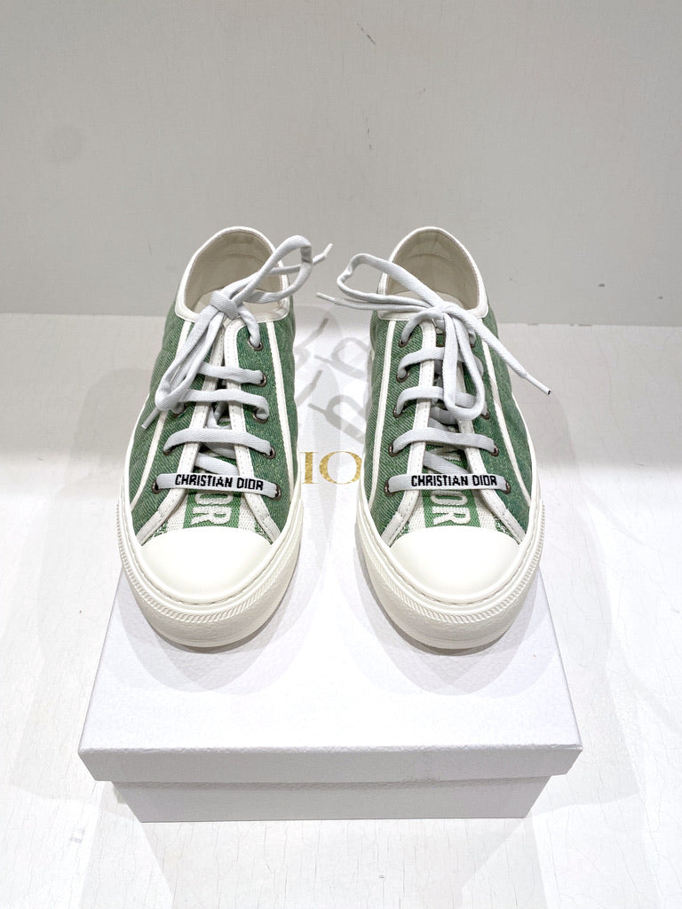 Dior Grønne Sneakers - Str 37,5 - (Nypris 5.600 kr/ 750 Euro)