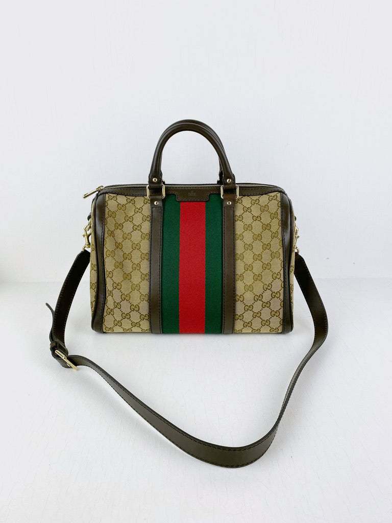 Gucci Monogram Boston Bag/Taske