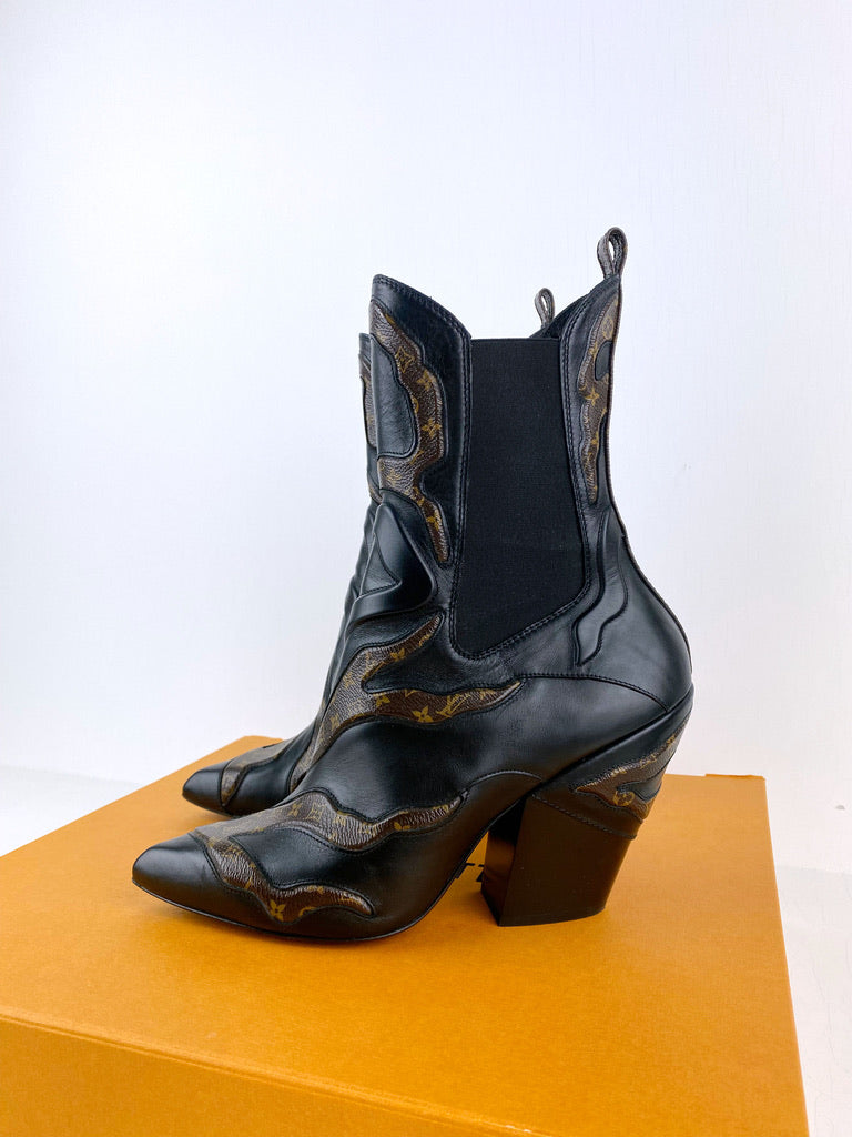 Louis Vuitton Fireball Boots - Str 39 - (Nypris 12.460 kr/1.780 Dollars)