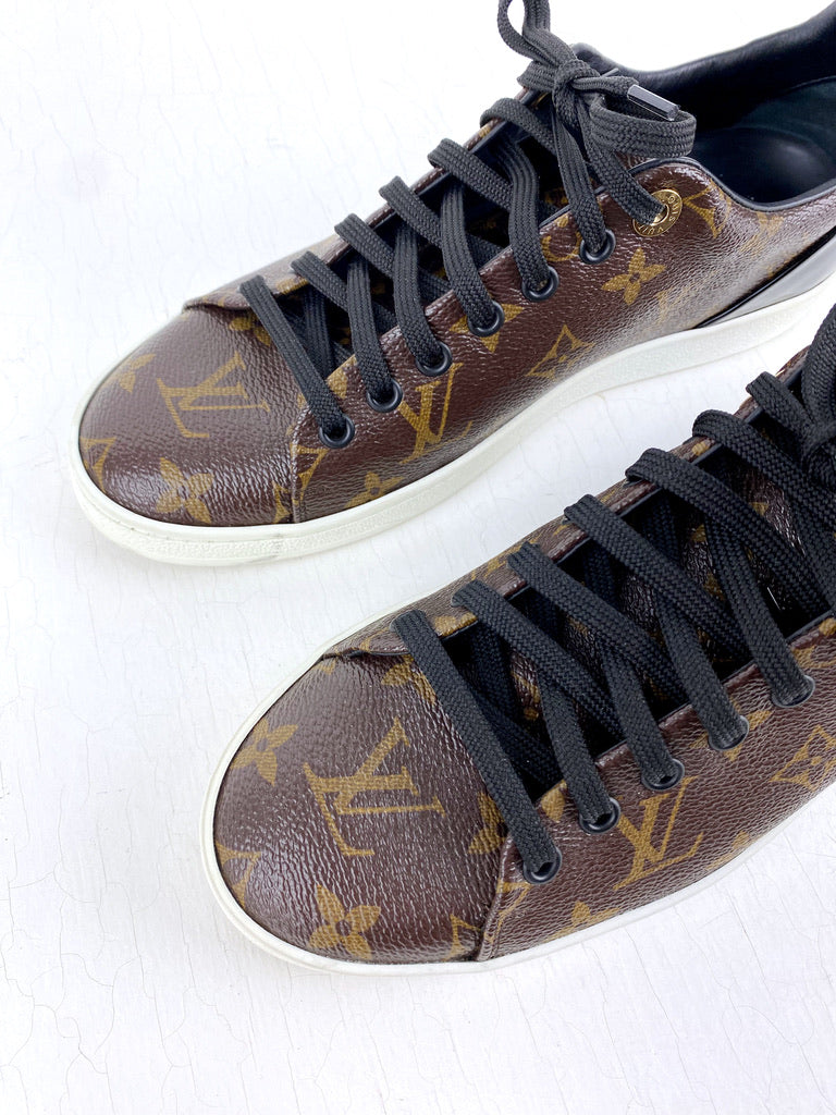 Louis Vuitton Trainer/Sneakers - Str 38,5 - Bemærk De Er Store I Størrelsen! - (Nypris ca 6.500 kr)