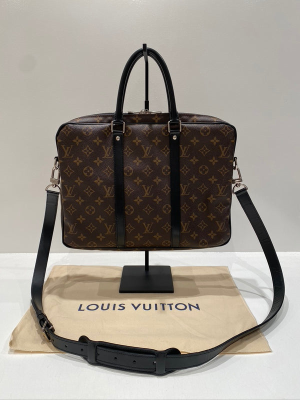 Louis Vuitton Monogram Porte-Documents/ Klassisk Arbejdstaske - (Nypris ca 17.600 kr)