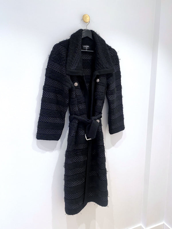 Chanel lang strik/Cardigan - Passer S/M - (Nypris 44.520 kr)