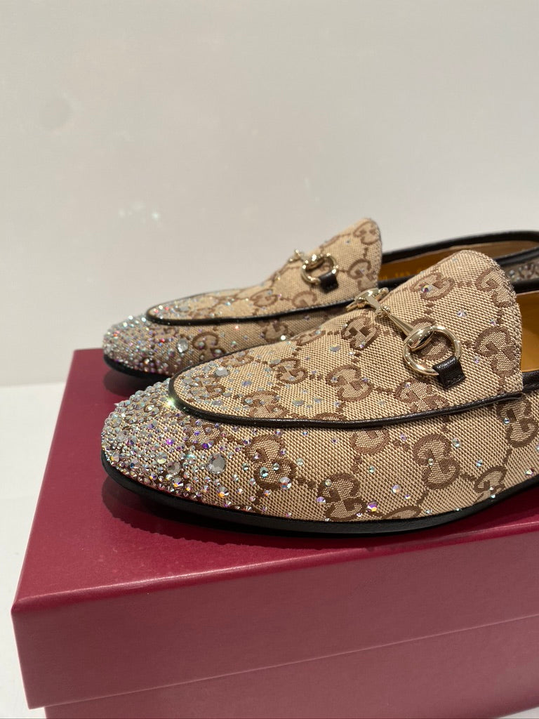 Gucci Jordaan loafer-sko - Str 38,5  almindelige i str  - (Nypris 7.150 kr)