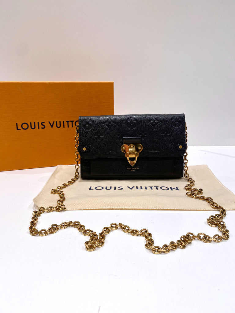 Louis Vuitton Vavin Wallet On Chain - Noir