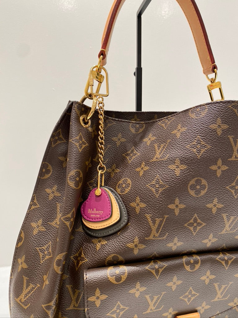 Mulberry Taskesmykke/ Nøglering Flerfarvet Med Hjerte