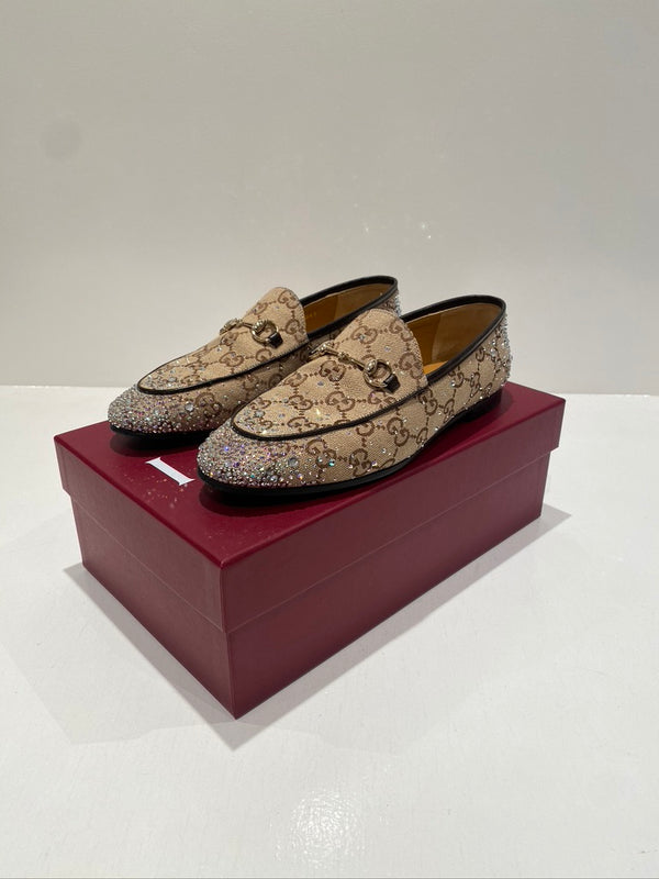 Gucci Jordaan loafer-sko - Str 38,5  almindelige i str  - (Nypris 7.150 kr)