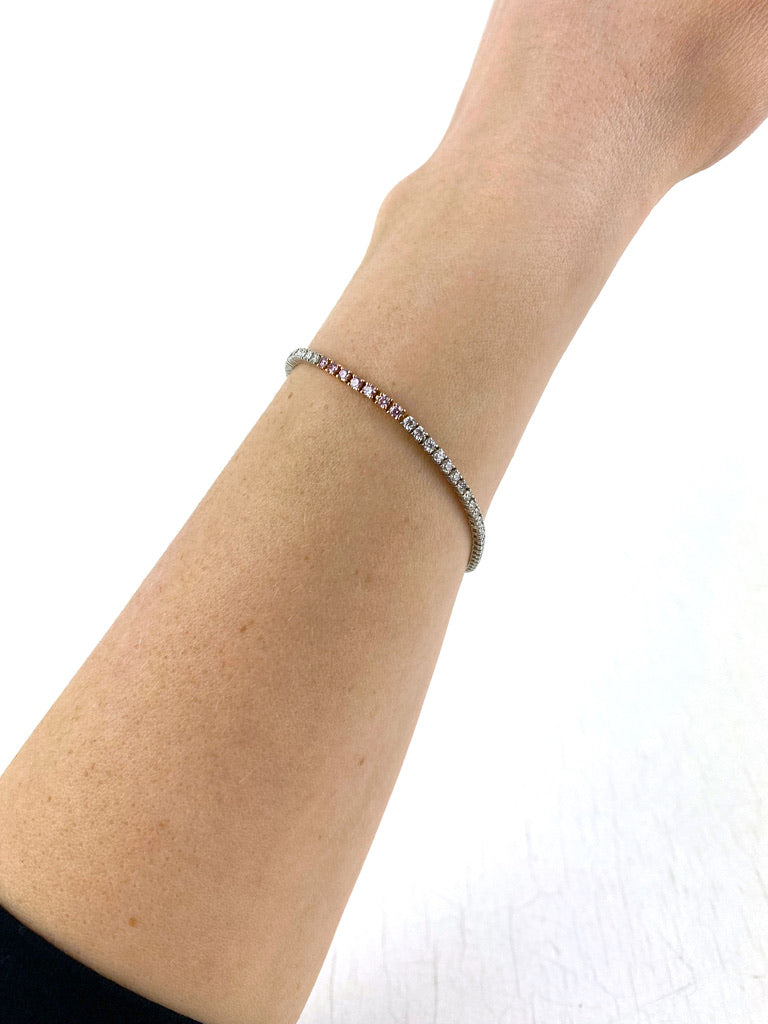 Hartmann´s Tennis Armbånd - Bemærk Armbåndet Opbevares Eksternt!!! (Anslået forsikringsværdi 105.000 kr)