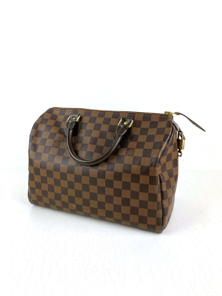 Louis Vuitton - Speedy Taske 30 Damier Ebene - (Nypris 10.500 kr)