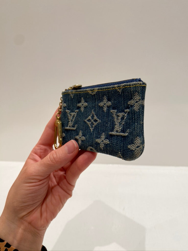 Louis Vuitton Denim Key Pouch