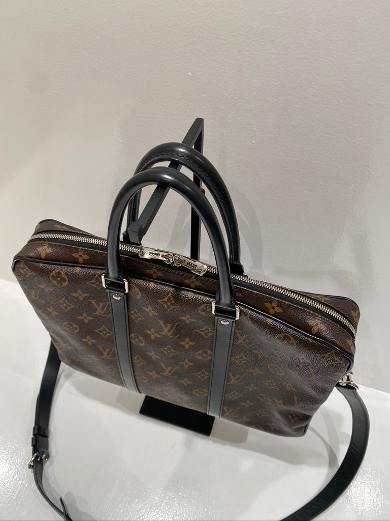 Louis Vuitton Monogram Porte-Documents/ Klassisk Arbejdstaske - (Nypris ca 17.600 kr)