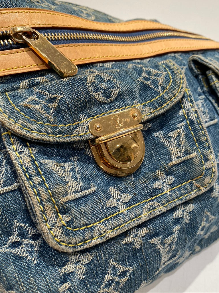 Louis Vuitton Monogram Denim Baggy PM Bag/Taske