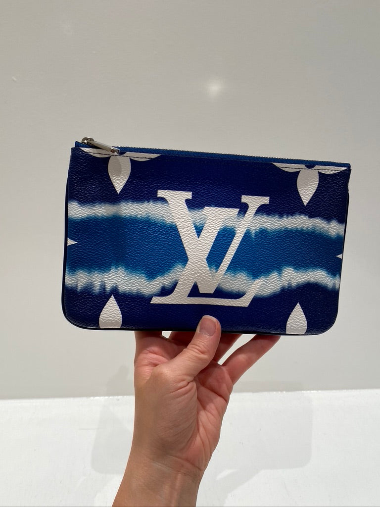 Louis Vuitton Limited Edition - Monogram Giant Escale Double Zip Pochette Taske - Monogram Canvas