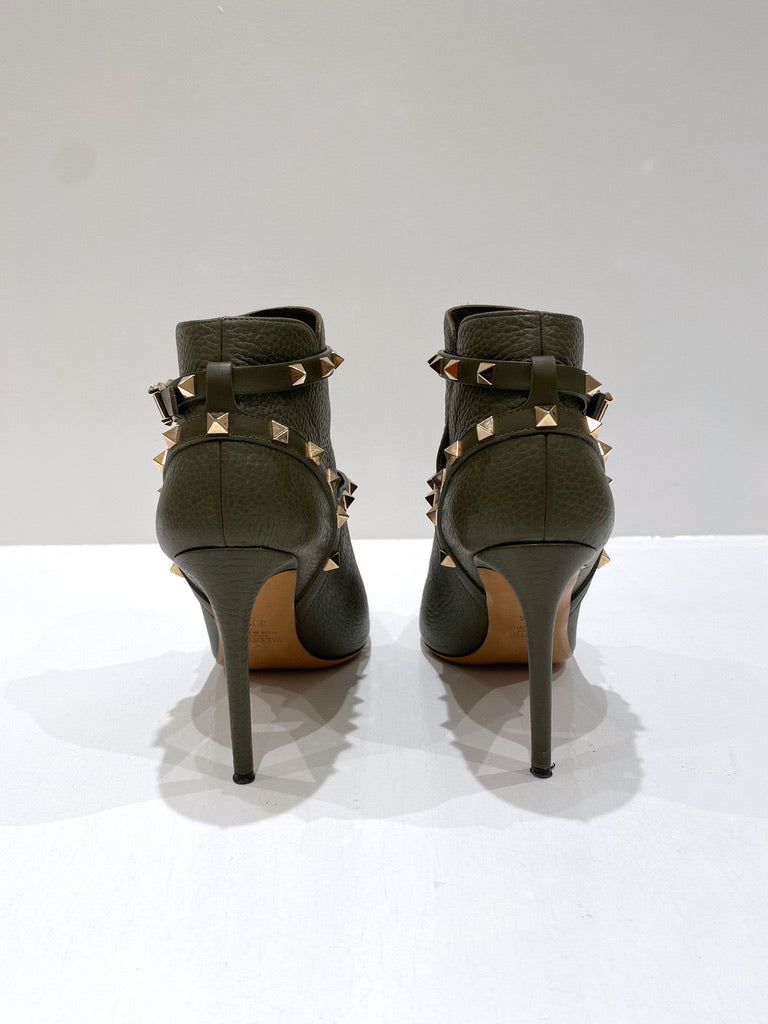 Valentino Ankle Boots/Støvler - Str 38,5 - (Nypris ca 8.500 kr)