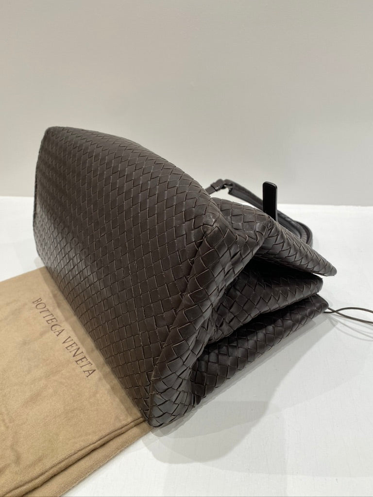 Bottega Veneta Roma Bag - Mørkebrun