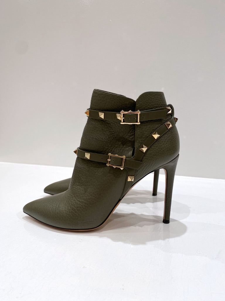 Valentino Ankle Boots/Støvler - Str 38,5 - (Nypris ca 8.500 kr)