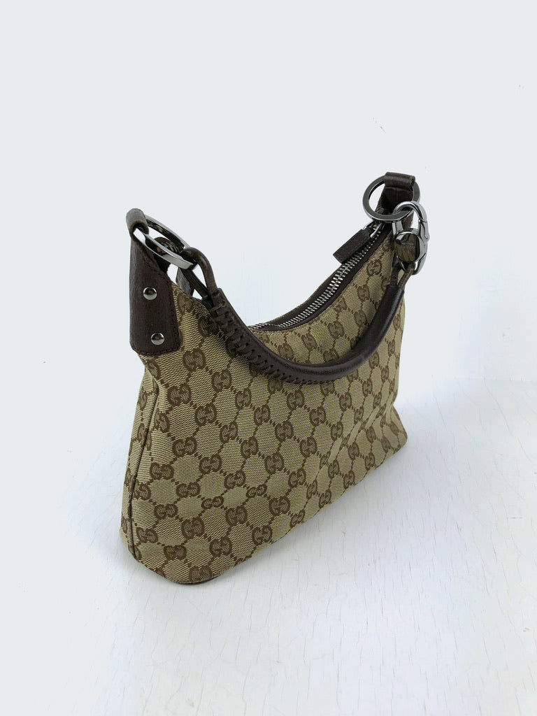 Gucci Monogram Taske - Brun