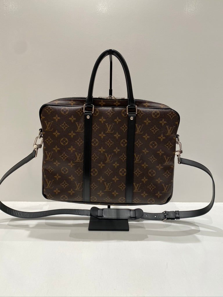 Louis Vuitton Monogram Porte-Documents/ Klassisk Arbejdstaske - (Nypris ca 17.600 kr)