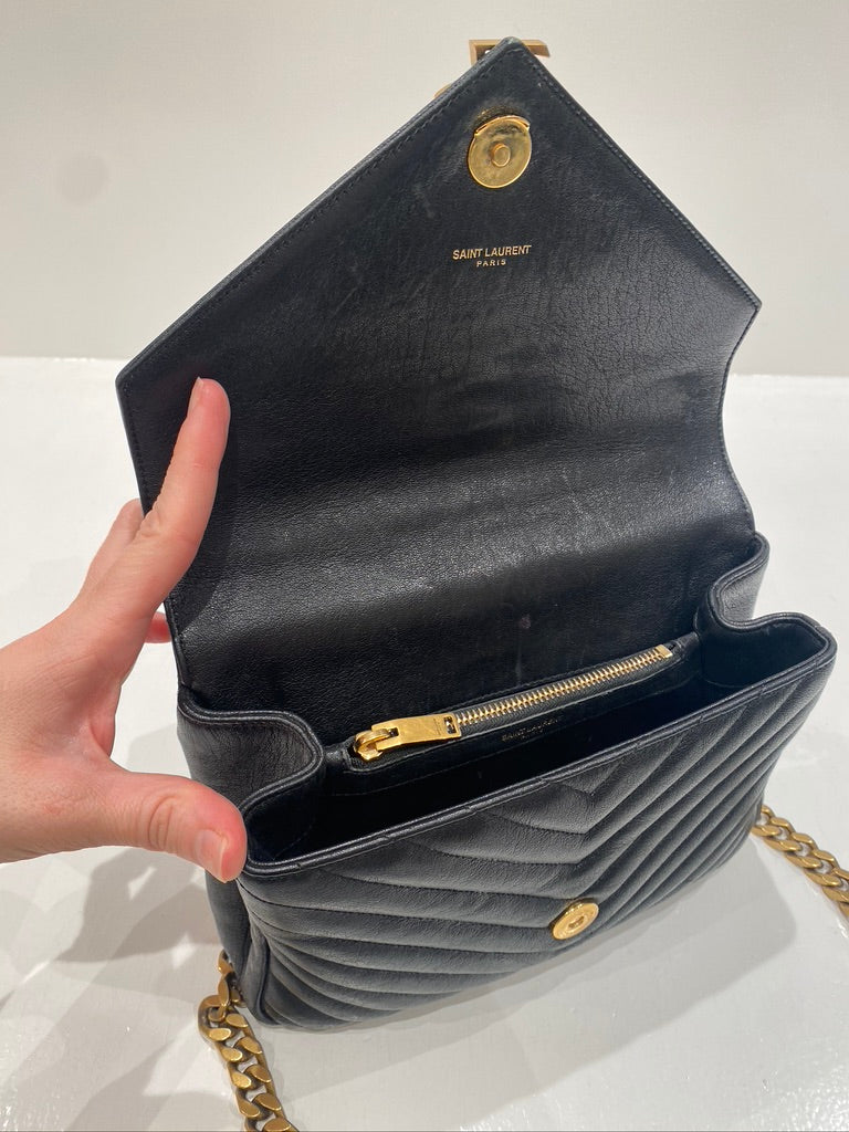 Saint Laurent Medium College Bag - Sort. (Nypris ca 16.000 kr)