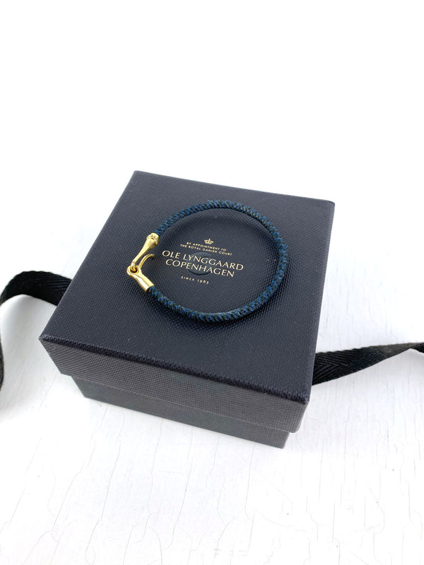 Ole Lynggaard Life Blå/Sort Armbånd - 16 Cm - (Nypris 5.200 kr)