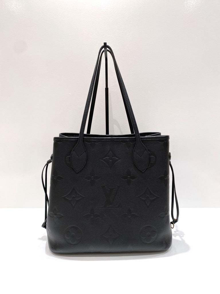 Louis Vuitton Neverfull MM Empreinte Tote Bag - Sort - (Nypris 16.300 kr)