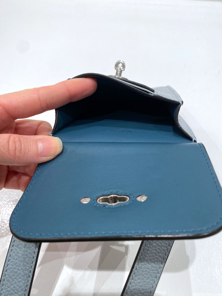 Mulberry Mini Antony Taske - Lyseblå - (Nypris ca 3.900 kr)