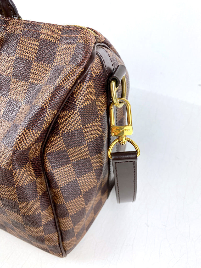 Louis Vuitton Speedy Bandouliére 30 Damier Taske - (Nypris 12.400 kr)