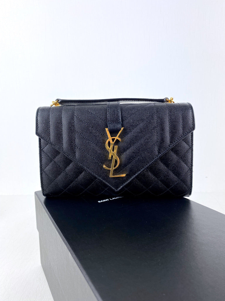 Saint Laurent - ENVELOPE SMALL IN QUILTED - (Nypris 16.158 kr/2.165 Euro)