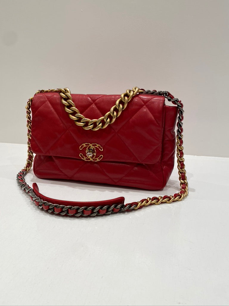 Chanel 19 Large Handbag/Crossbody Taske - (Nypris 52.000 kr)