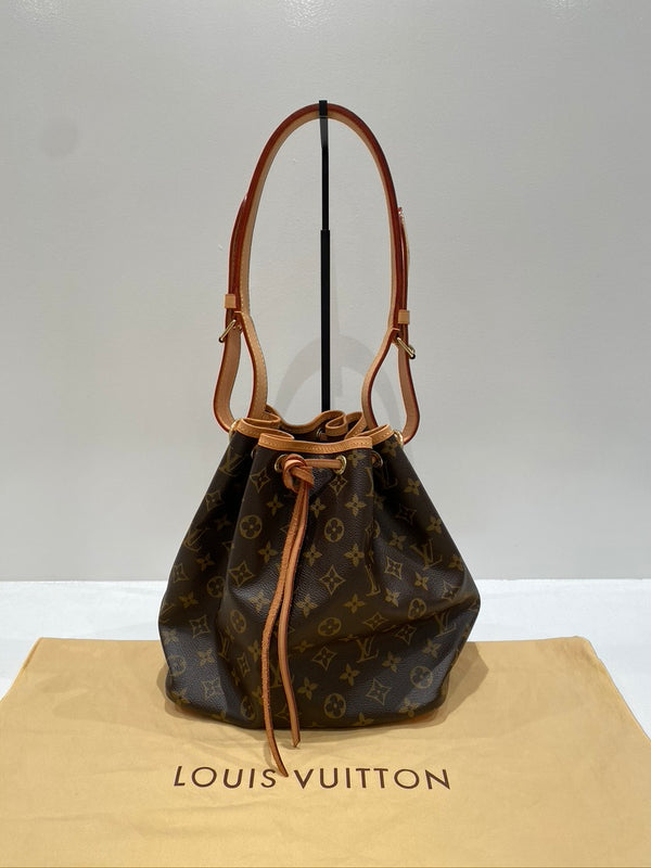 Louis Vuitton Petit Noé Skuldertaske I Monogram Canvas - (Nypris 13.200 kr)