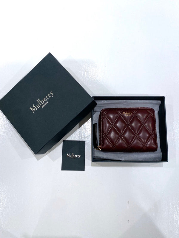 Mulberry Small Sip Purse/Pung - Burgundy - (Nypris 1.550 kr)