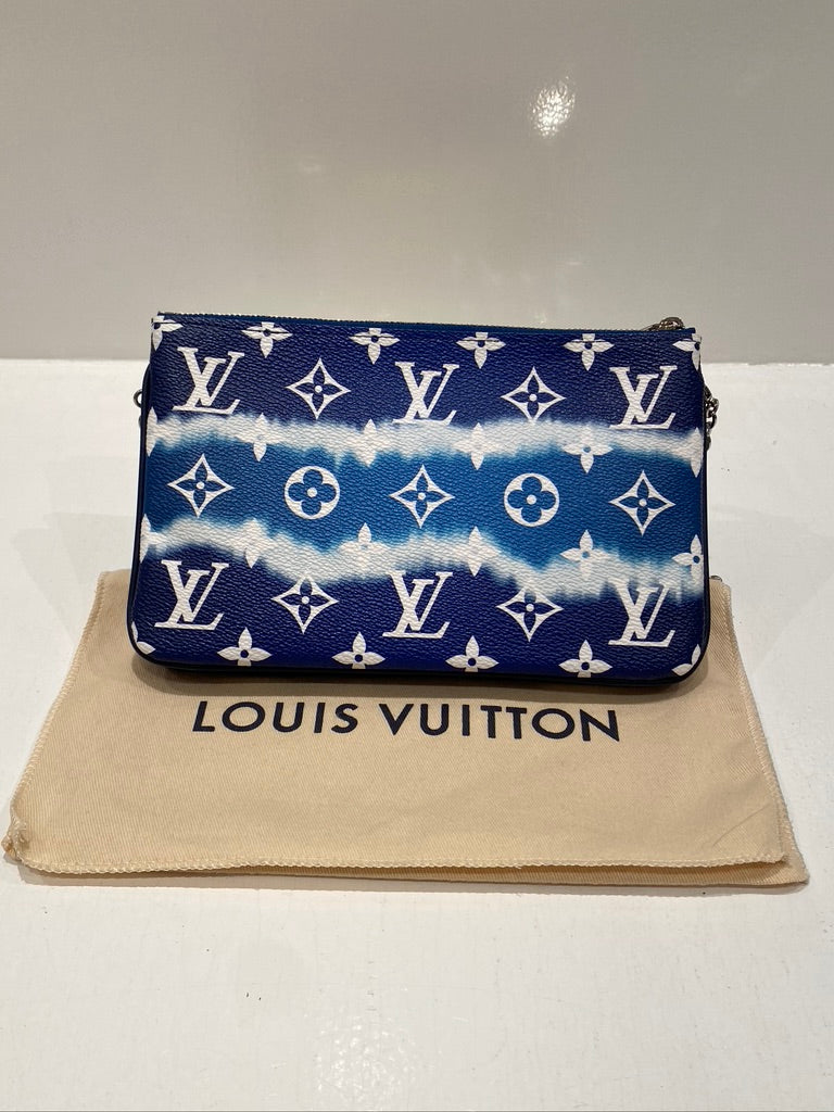 Louis Vuitton Limited Edition - Monogram Giant Escale Double Zip Pochette Taske - Monogram Canvas