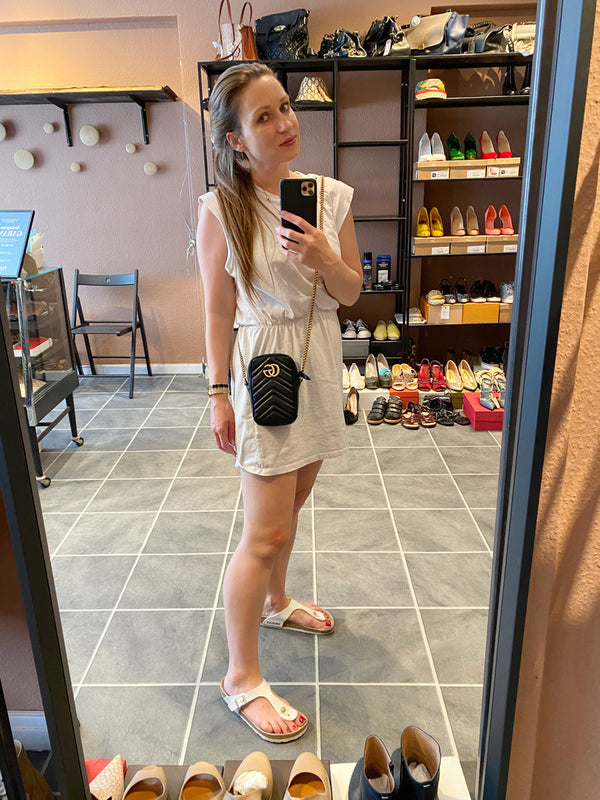 Gucci Marmont MiniTaske- Sort Med Guldhardware - (Nypris 5.755 kr/770 Euro)