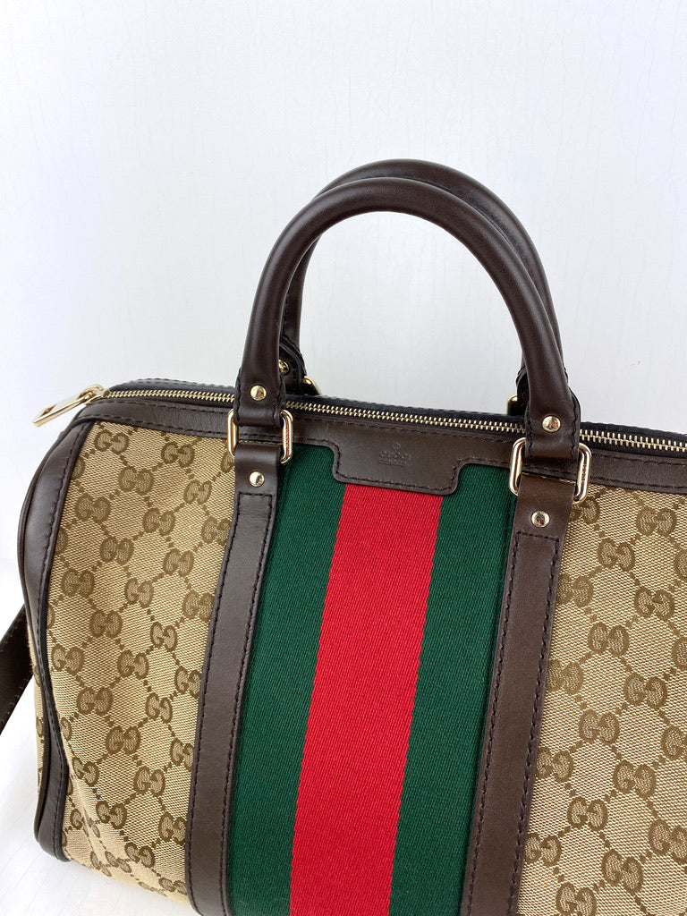 Gucci Monogram Boston Bag/Taske