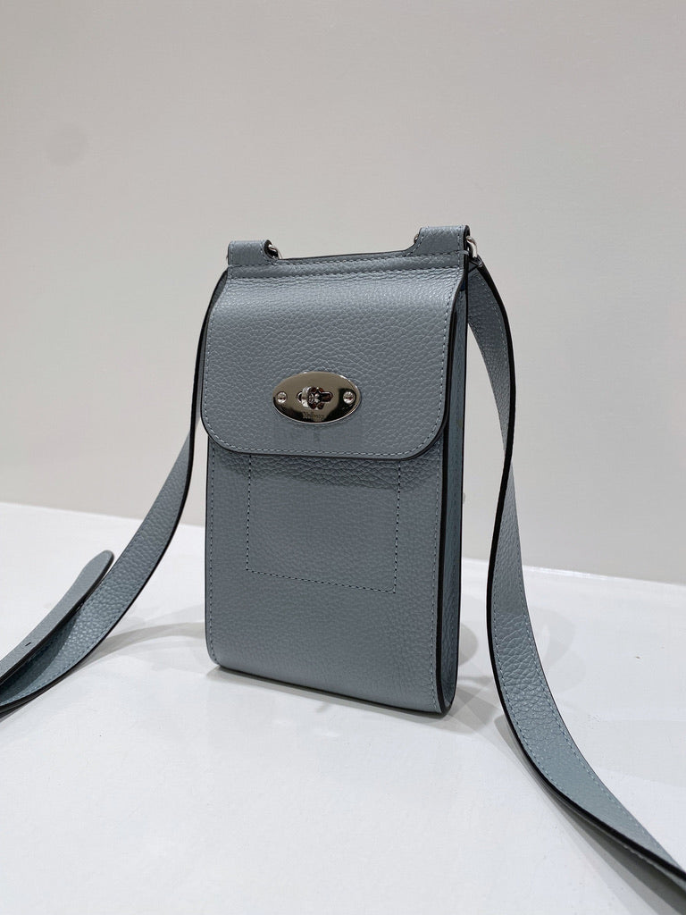 Mulberry Mini Antony Taske - Lyseblå - (Nypris ca 3.900 kr)