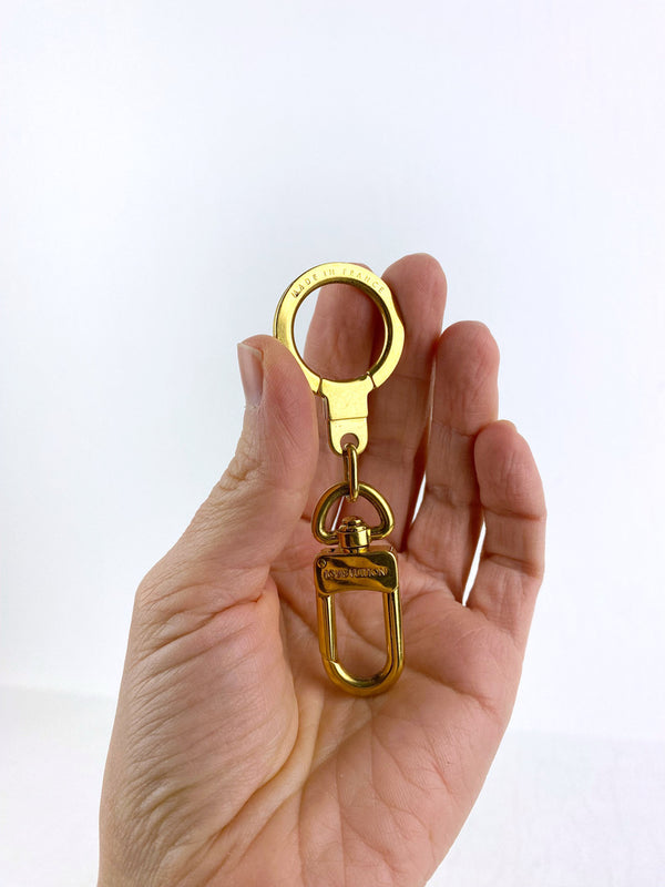 Louis Vuitton Nøglering/Taskeforlænger - Guldfarvet